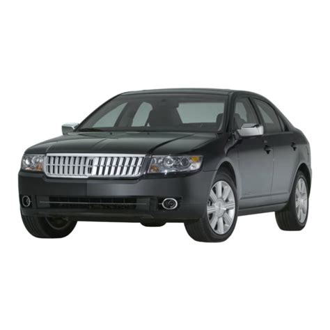 lincoln mkz 2007 owners manual